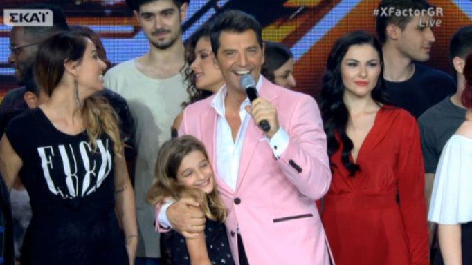 X Factor – Τελικός: Ο Σάκης Ρουβάς ανέβασε την κόρη του στη σκηνή!