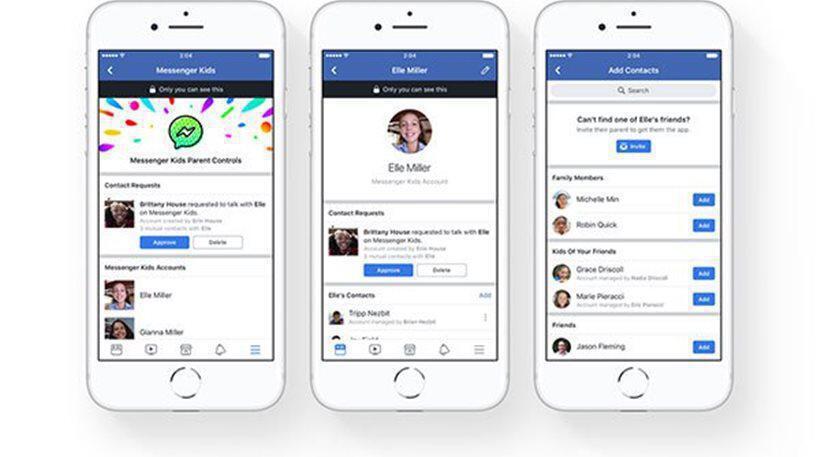 Το Facebook λάνσαρε Messenger για παιδιά κάτω των 13
