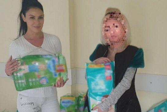 Η Ίννα από το Sugarbabes έδωσε πάνες για μωρά σε κακοποιημένες μητέρες
