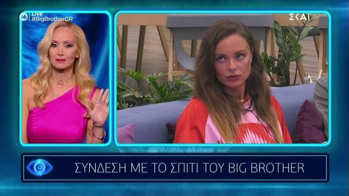 Big Brother 2: «Λύγισε» στον αέρα του live η Ναταλί Κάκκαβα