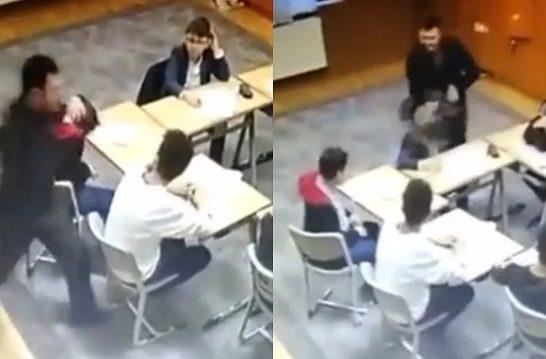 Σκηνές αποτροπιασμού: Δάσκαλος χτυπά τους μικρούς μαθητές του στο κεφάλι, το βίντεο που προκαλεί σάλο
