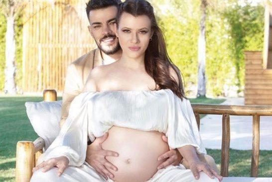 Λάουρα Νάργες: Ο Χρήστος Σαντικάι τραγουδάει στο αγέννητο παιδί τους – Το τρυφερό στιγμιότυπο