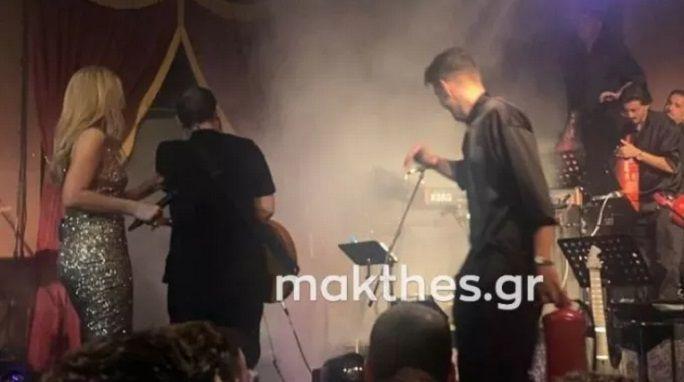 Θεσσαλονίκη: Φωτιά στο μαγαζί που τραγουδάει η Νατάσα Θεοδωρίδου