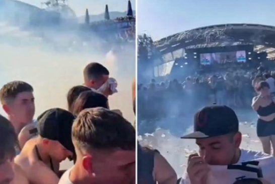 Σκηνές πανικού στο Waterboom Festival: Δακρυγόνα έσκασαν μέσα στο πλήθος